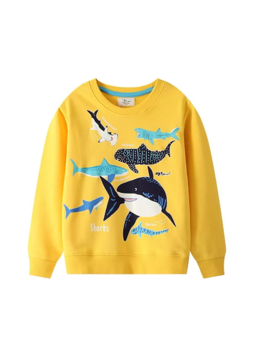 Hot Origami Doll Sharks glow in the dark pullover