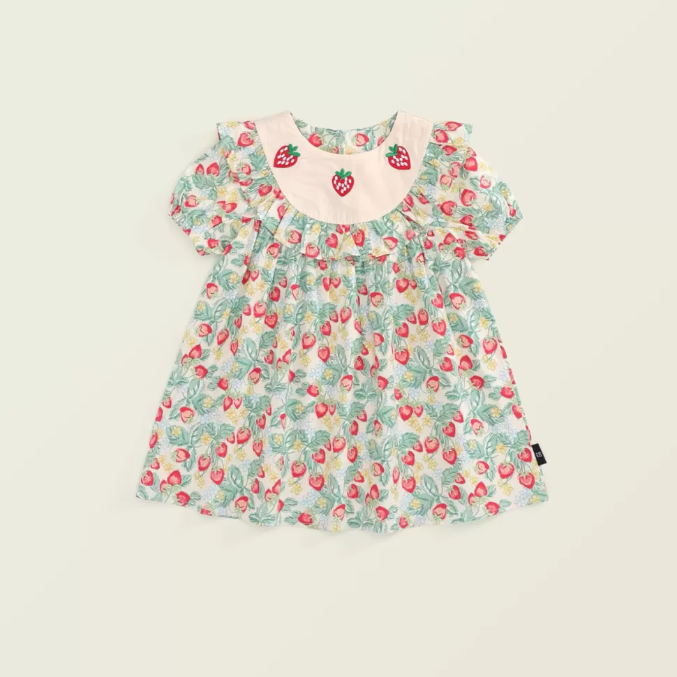 Shop Origami Doll Strawberry collar dress