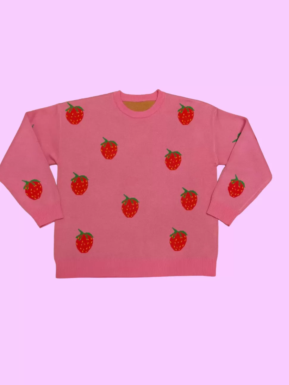 Discount Origami Doll Strawberry Knit Pullover