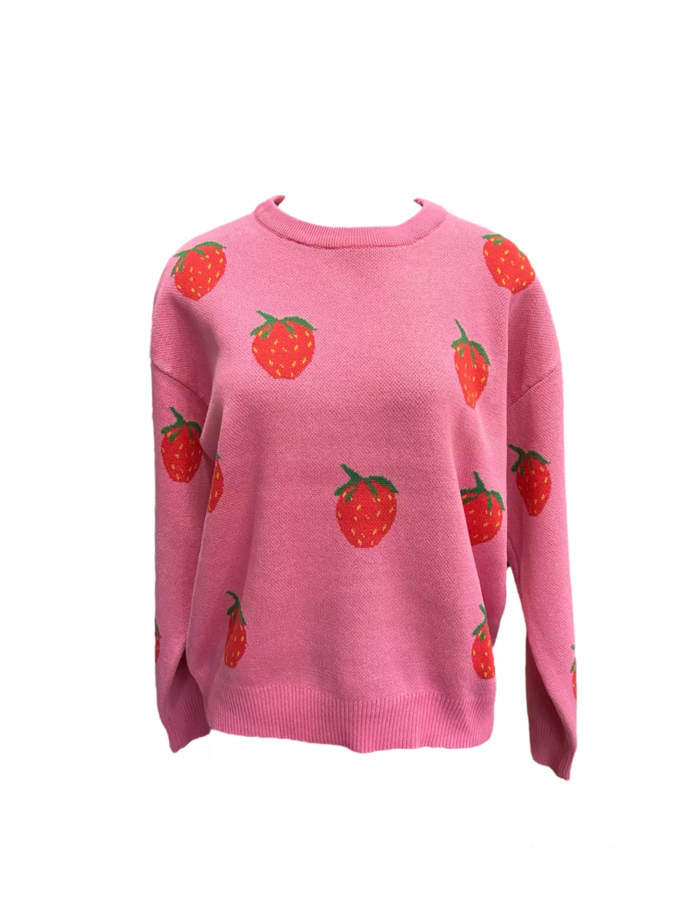 Discount Origami Doll Strawberry Knit Pullover