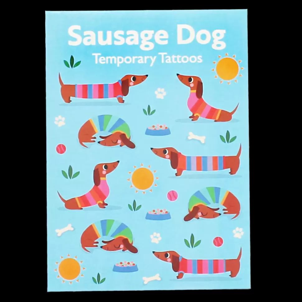 Flash Sale Origami Doll Temporary Tattoos Sausage Dog