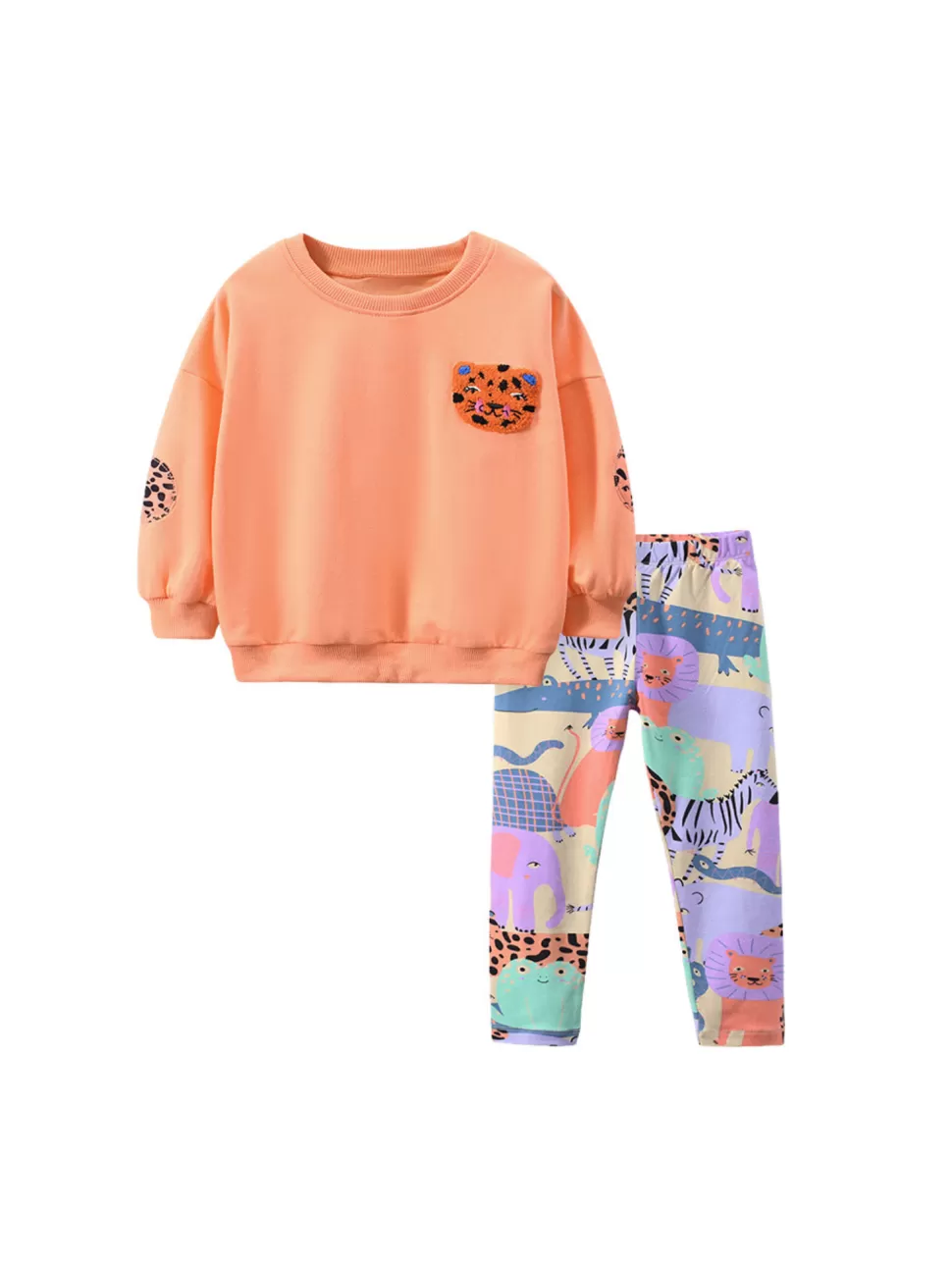 Best Origami Doll Tiger fleece pullover and Legging