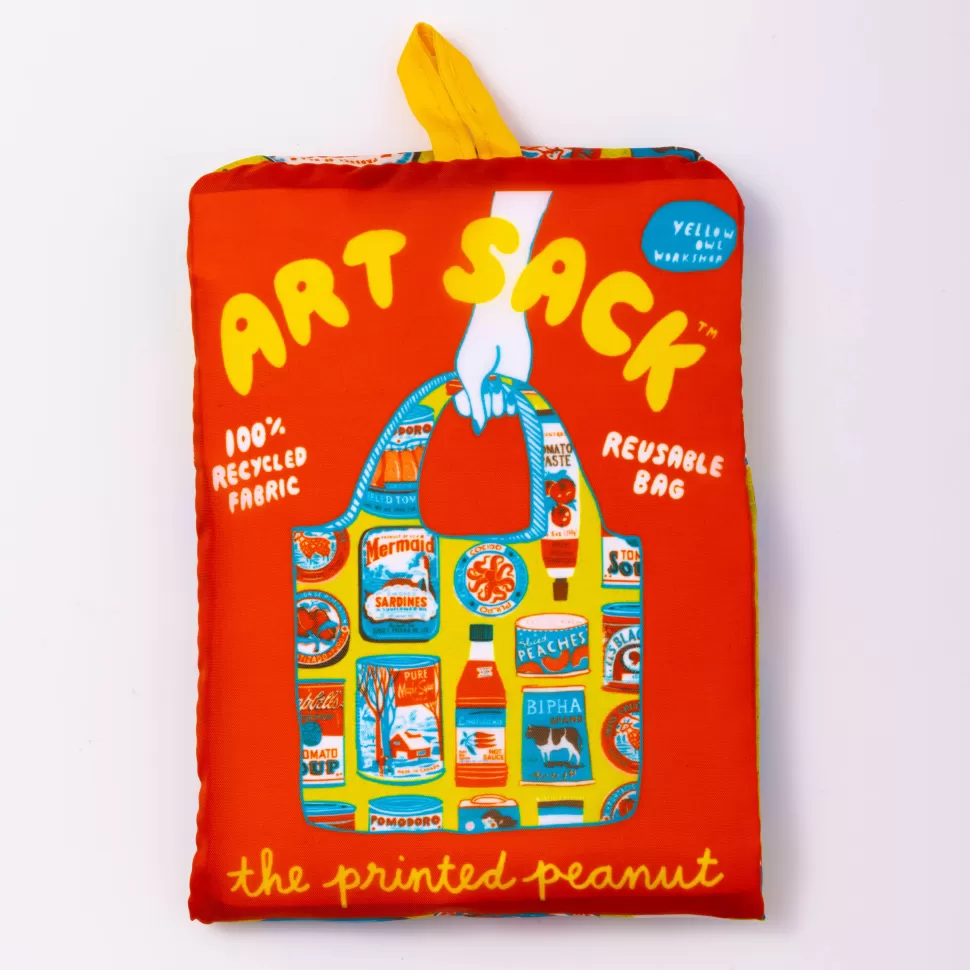 New Origami Doll Tins Art Sack by Printed Peanut - Eco-Friendly Reusable Tote