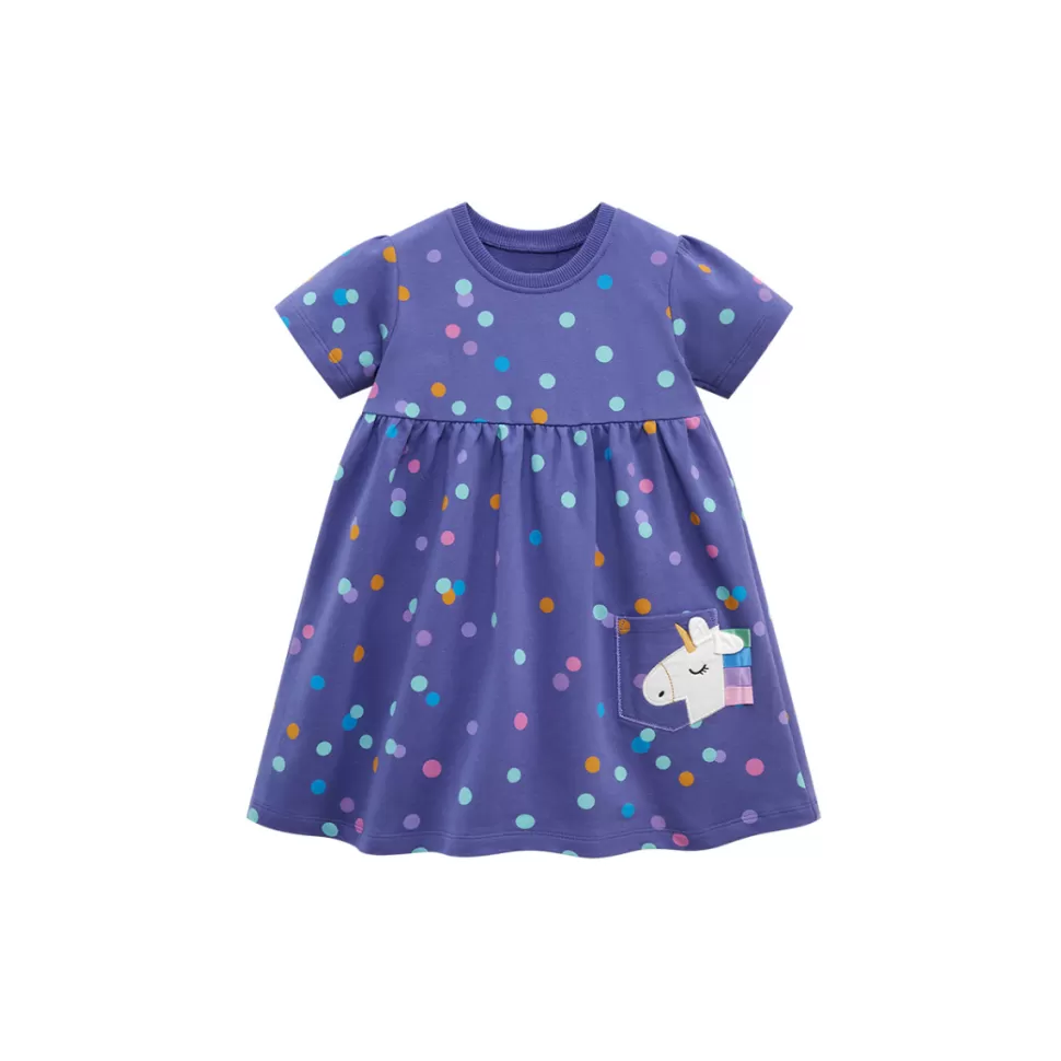 Outlet Origami Doll Unicorn purple kids Dress